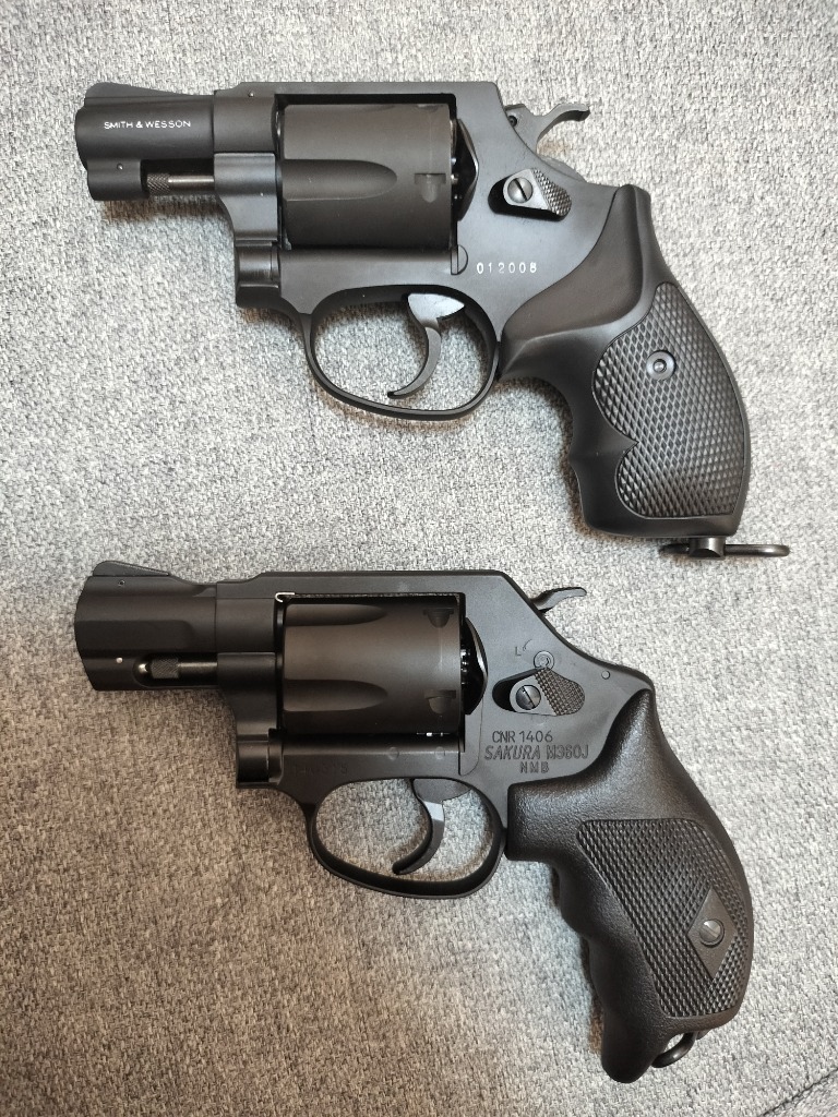 キャップセット タナカワークス S&W M360J SAKURA HW Black