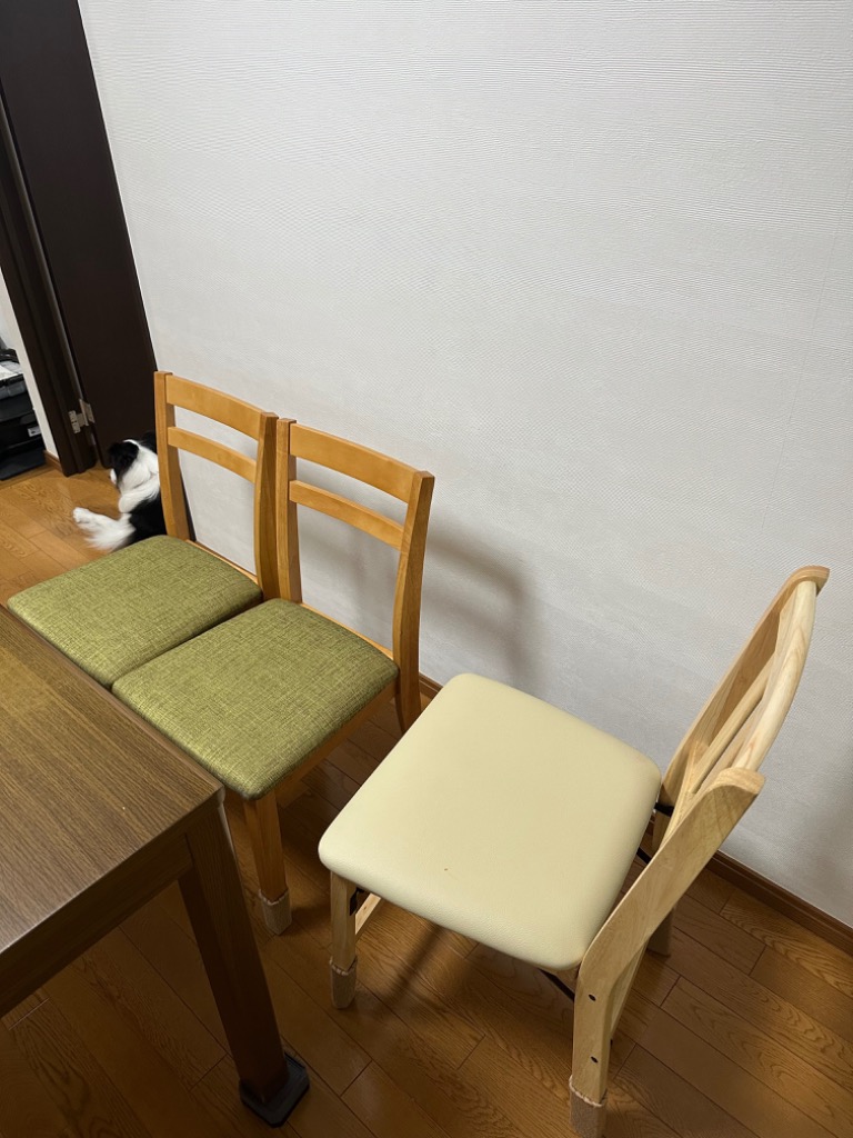 谷村実業 折りたたみ木製ダイニングチェア2脚組 TAN-833