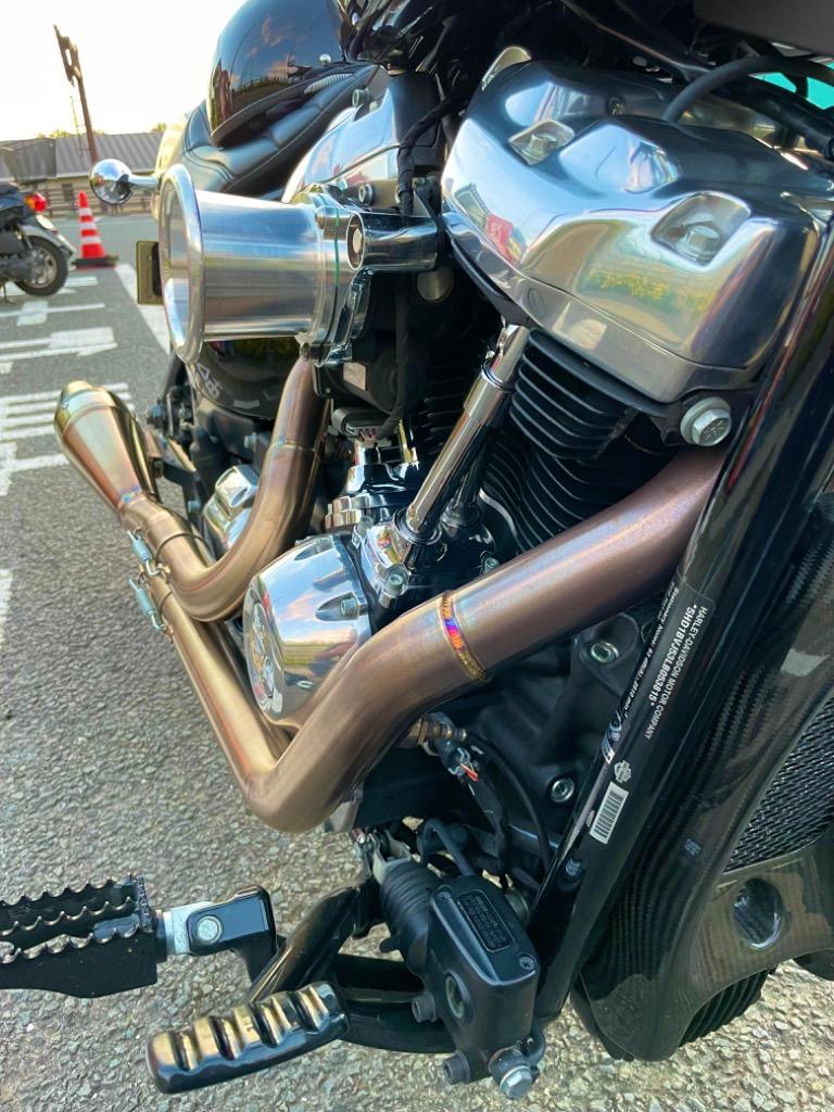 117 エアクリーナー クローム仕上げ M8 ツーリング、ソフテイル ヴェロシティースタック エア