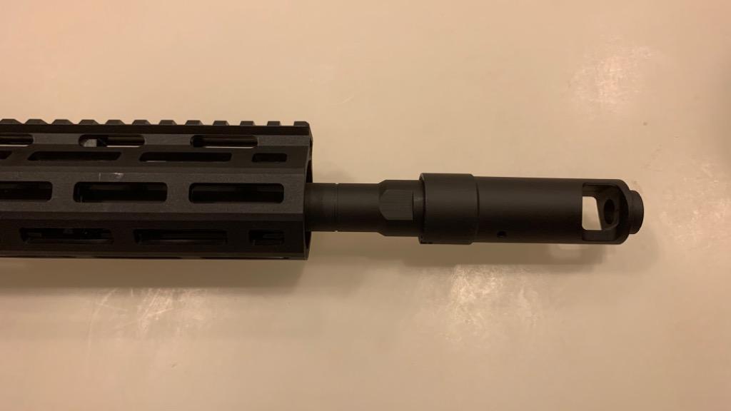 ZC LEOPARD AK74スチールフラッシュハイダー (14mm逆ネジ/24mm正ネジ 