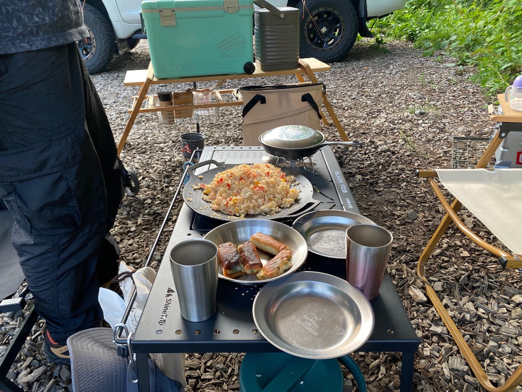 shinetrip igtテーブル 焚き火テーブル×2ブリッヂテーブル shinetrip igtテーブル 焚き火テーブル×2ブリッヂテーブル ShineTrip