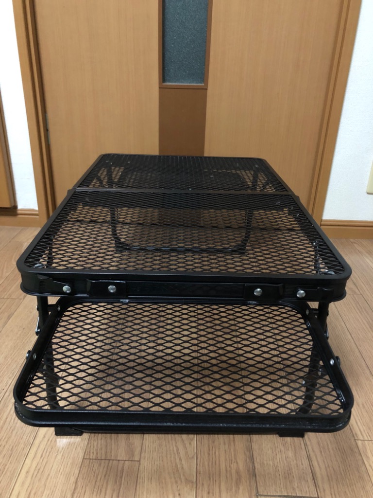 アウトドア テーブル 折りたたみ 軽量 アルミ メッシュ コンパクト