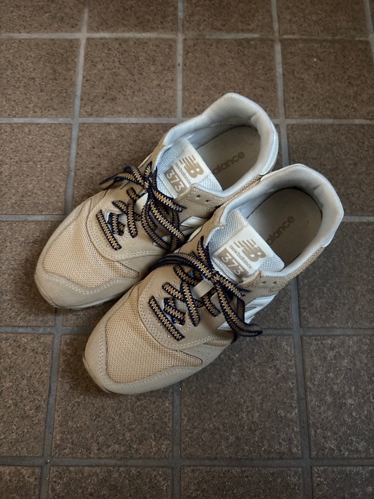 New Balance 373 スニーカー ベージュ 23cm New Balance ニューバランス 373 ベージュ/ホワイト スエード
