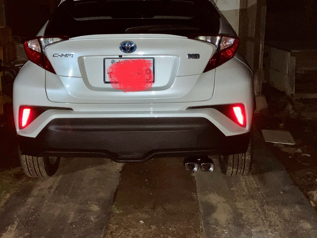 YOURS C-HR CHR 前期/後期 専用 マフラーカッター2 二本出し