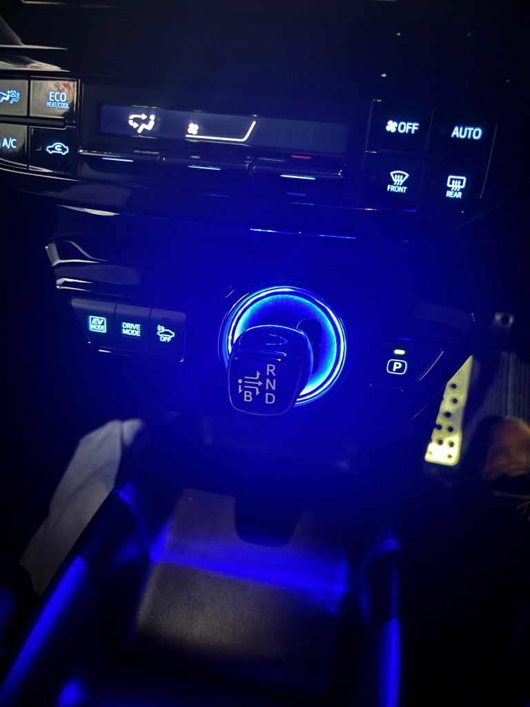 YOURS トヨタ 50プリウス 専用 シフトノブイルミネーション LED