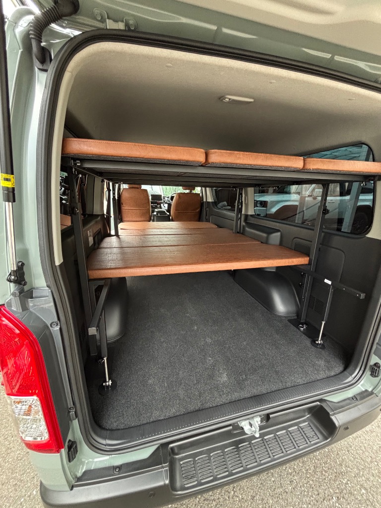 ハイエース S-GL 標準ボディ専用 2段ベッドキット ハイタイプ m.flat