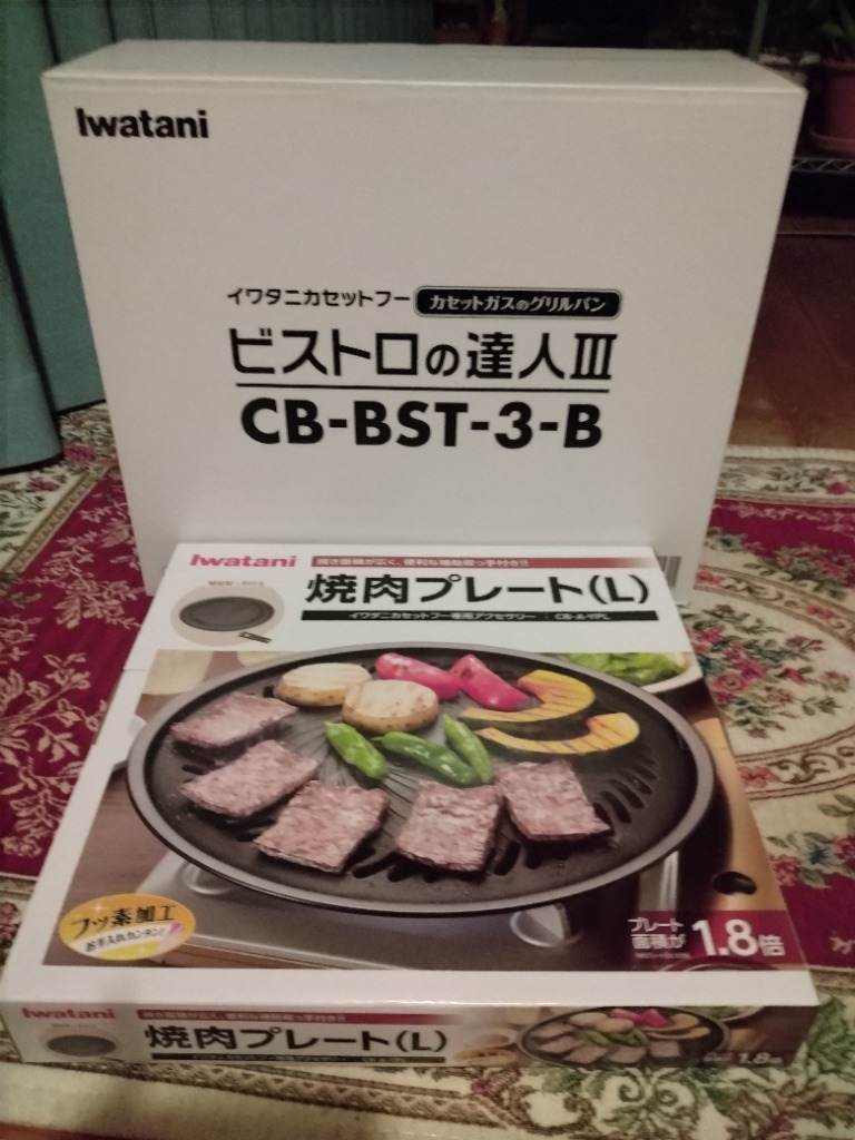 Iwatani 岩谷産業 [お得]焼肉プレートLセット（取っ手付