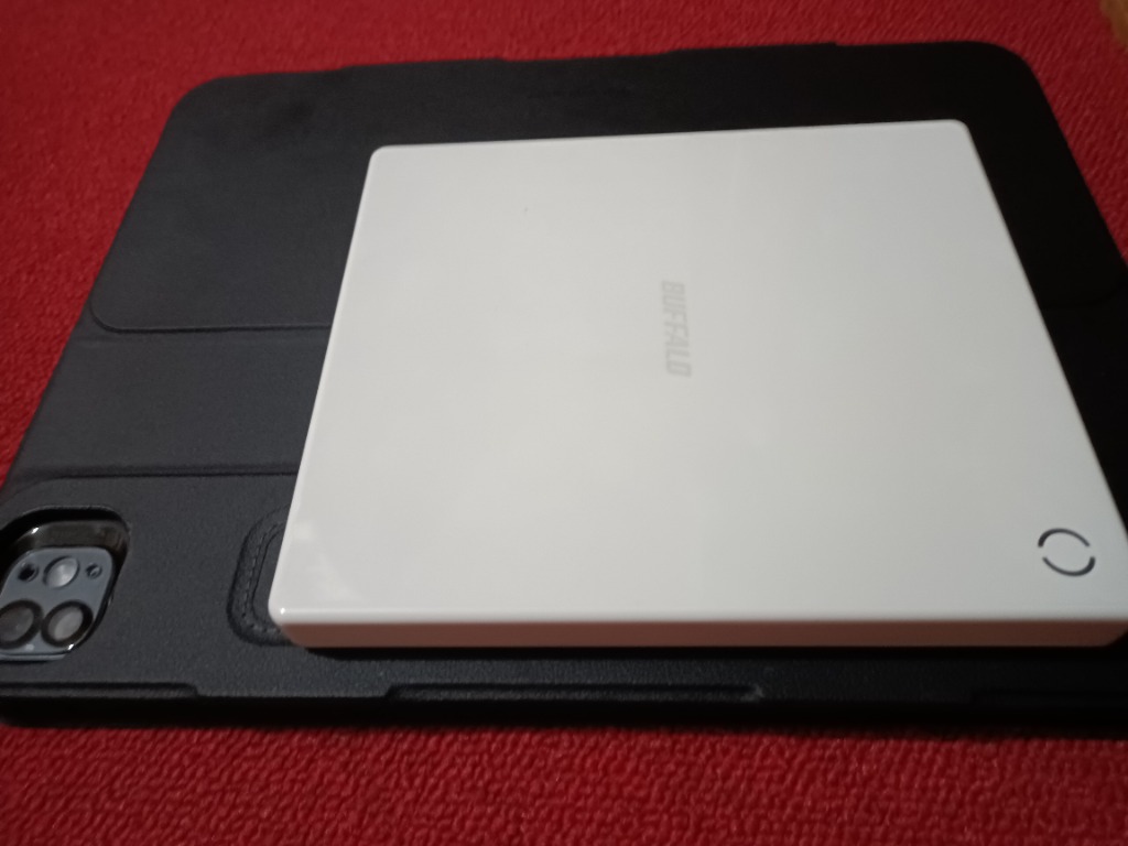 BUFFALO スマートフォン用CDレコーダー DVDプレイヤー ラクレコ