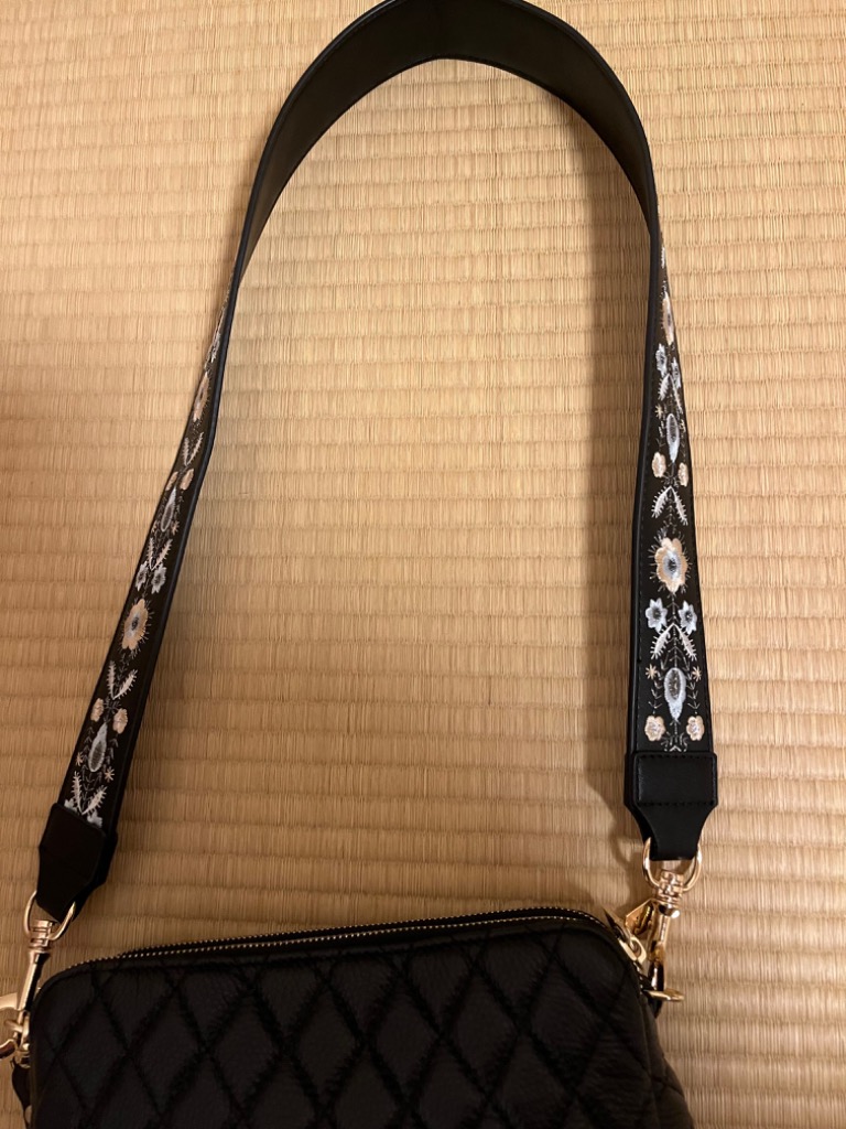 刺繍 ショルダーベルト ショルダーストラップ バッグベルト
