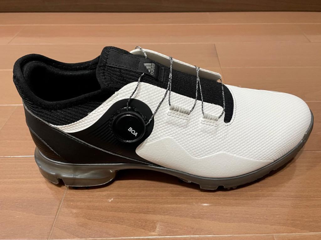 未使用級 アルファフレックス adidas ゴルフシューズ BOAシステム adidas アディダス ゴルフシューズ ソフトスパイク メンズ