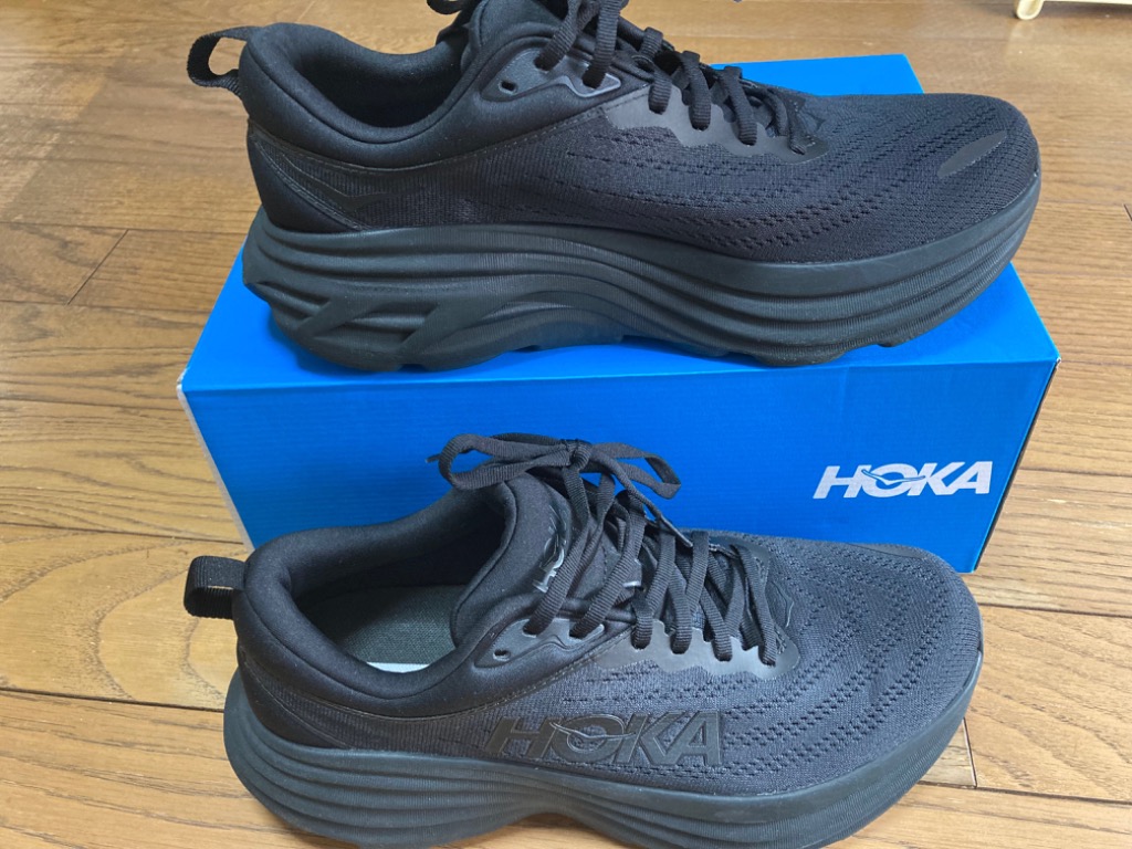 HOKA ONE ONE ボンダイ8 ブラック Amazon | HOKA ONE ONE(ホカ オネオネ) M BONDI 8 BLACK/BLACK
