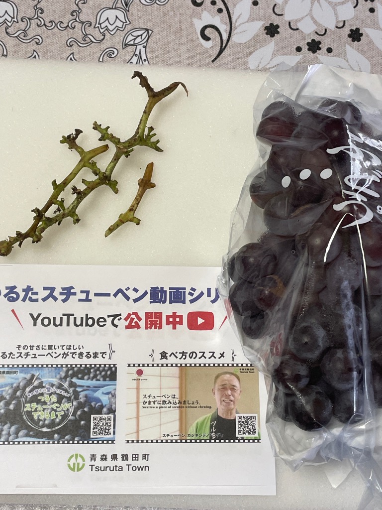 青森県産ぶどう「スチューベン」 約2kgx2箱(10〜24房）[津軽