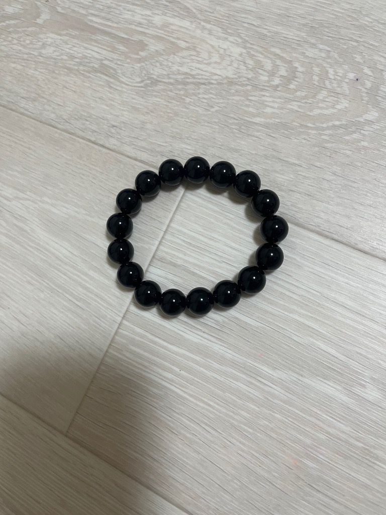 g3-112D モリオン 黒水晶 12mm A ブレスレット 内径調整可能 g3-112D モリオン 黒水晶 12mm A ブレスレット 内径調整可能