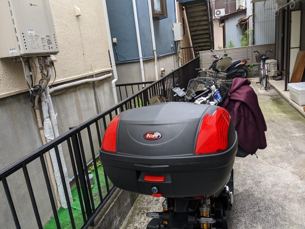 即納】 907905 NBS バイクパーツセンター リアボックス 48L 黒