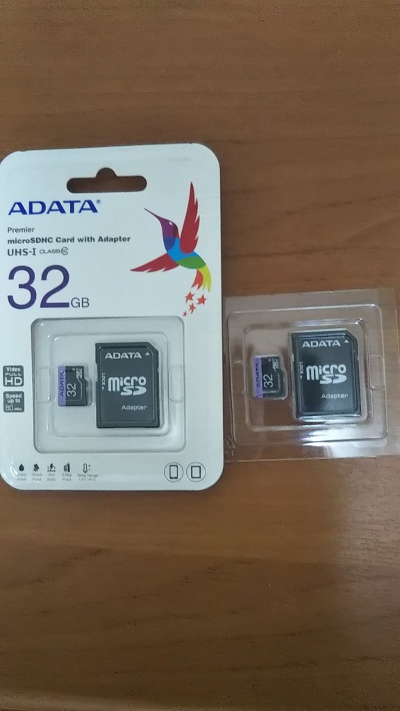 マイクロSDカード 32GB ADATA製 Micro SD AUSDH32GUICL10-RAI SD変換アダプタ プラケース付き