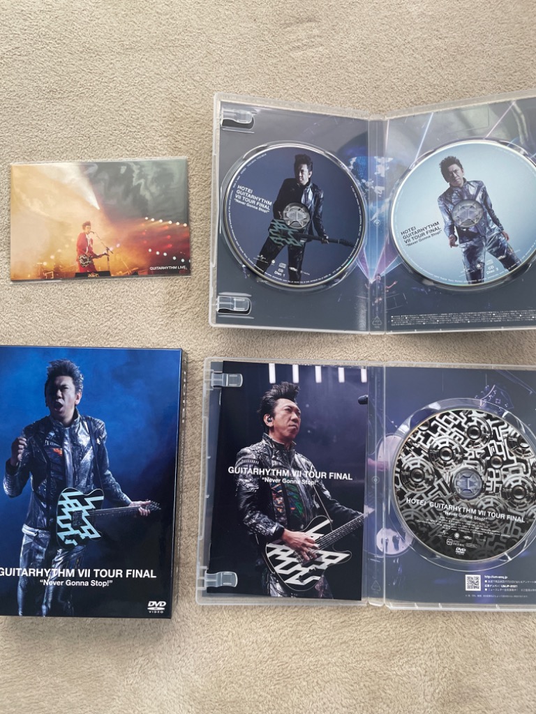 【送料込】布袋寅泰/GUITARHYTHM Ⅶ TOUR FINAL DVDCD GUITARHYTHM VII TOUR FINAL “Never Gonna Stop！ (初回生産限定