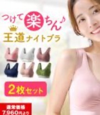 Viage ナイトブラ VIAGE 公式 2枚セット ブラジャー ノン