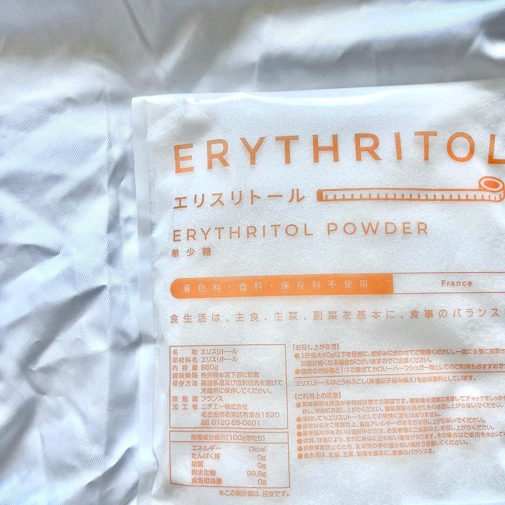 エリスリトール 950g フランス産 ゼロカロリー天然甘味料 希少糖（糖質制限 サプリ 調味料 erythritol supplement） YF  :erythritolf-1:nichie ニチエー - 通販 - Yahoo!ショッピング