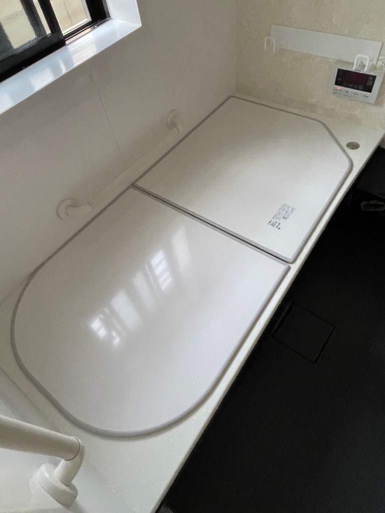 送料無料 お風呂のふた TOTO 風呂ふた 組みふた バスルーム 新築マンション用 RD ラウンド浴槽 1600用 割フタ（断熱材なし仕様）EKK80060W  (L/R)1 :EKK80060W-S:homematerial 通販 
