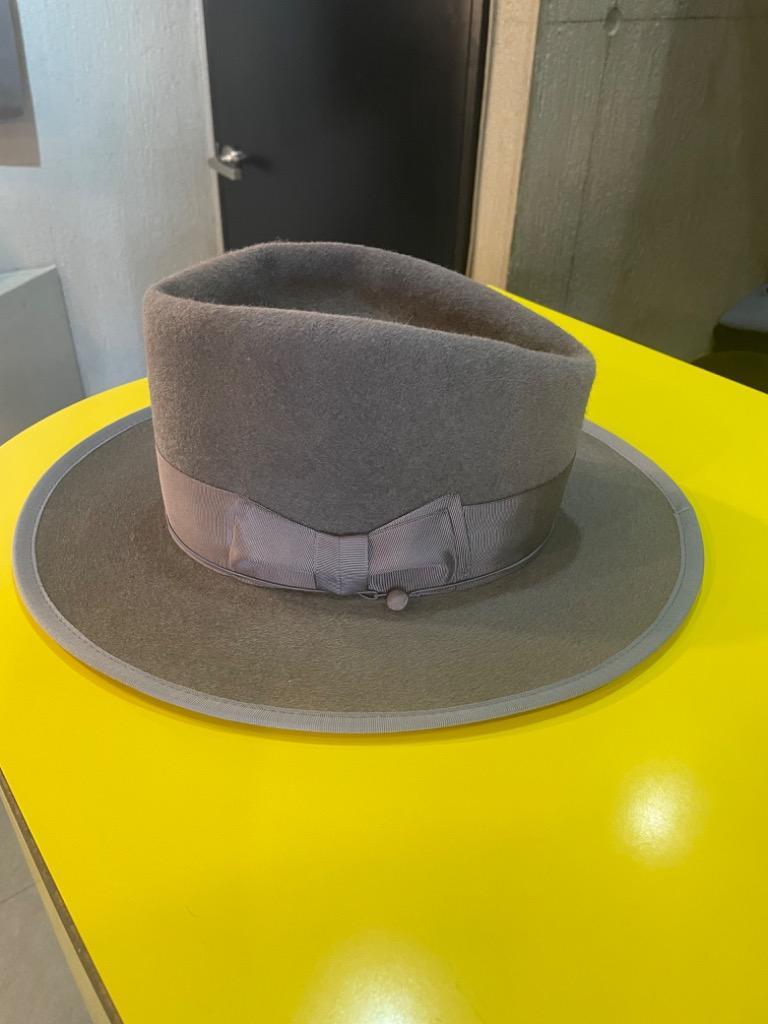 STETSON オープンクラウン 中折れハット 帽子 ラビットフェルト STETSON オープンクラウン 中折れハット 帽子 ラビットフェルト