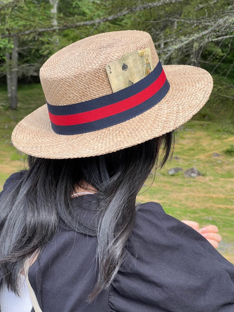 STETSON パナマハット カンカン帽 メンズ 春 夏 大きいサイズ TIKI PANAMA BOTER HAT（ティキ  パナマボーターハット）SE652 モカブラウン 熱中症 暑さ対策