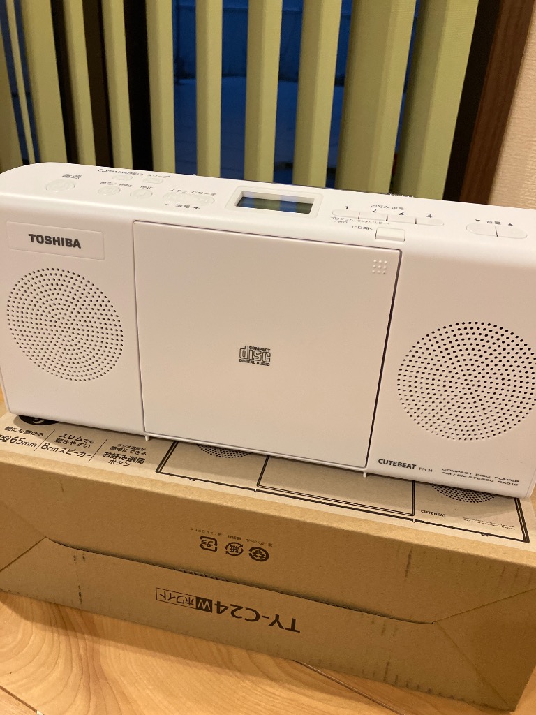 TOSHIBA TY-C24 CDラジオ ホワイト TOSHIBA CDラジオ TY-C24（W） ホワイト CDラジカセ - 最安値