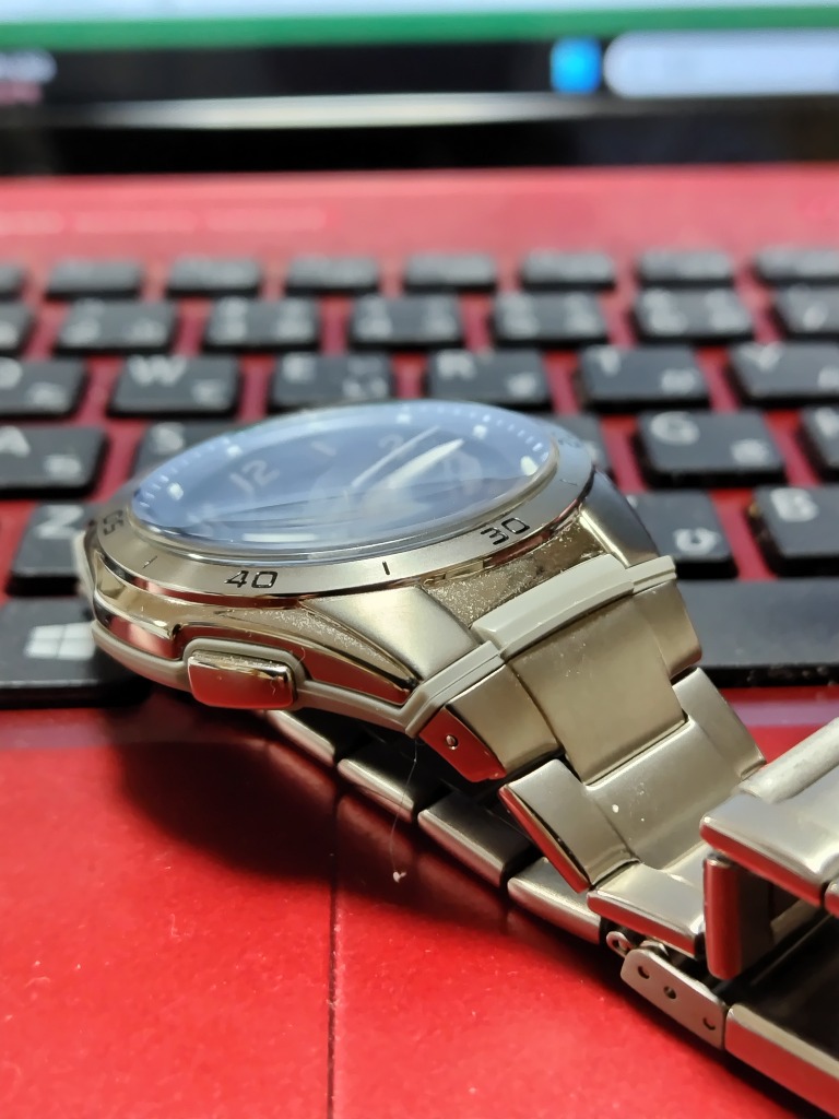 自分でバンド調整可/クロスセット (国内正規品) CASIO ウェーブ