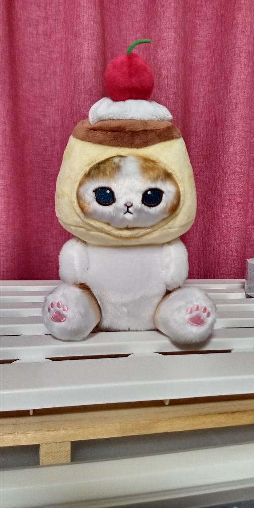 mofusand ぽてたまぬいぐるみ ぷりんにゃん 猫 ぬいぐるみ