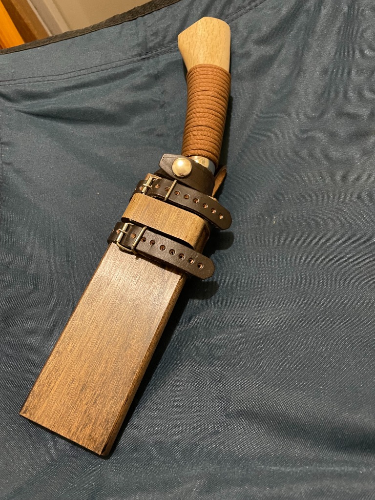 名入れ可能 東周作 極上 腰鉈 両刃150mm 青紙鋼 鞘付き 本職向け