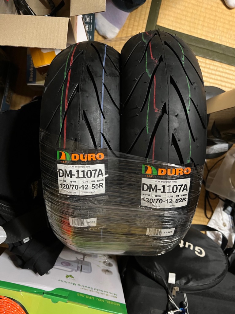 ダンロップOEM GROM グロム 用 リアタイヤ ハイグリップ DURO DM1107A