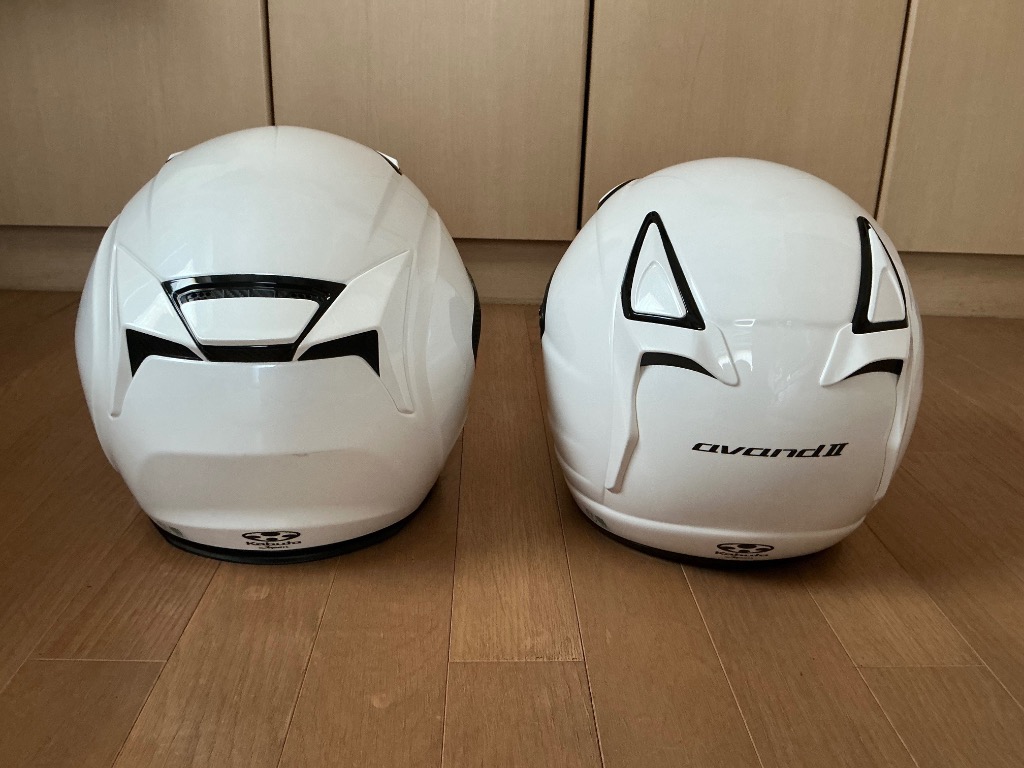 OGKカブト AVAND-II Lサイズ（59～60cm）パールホワイト バイク用