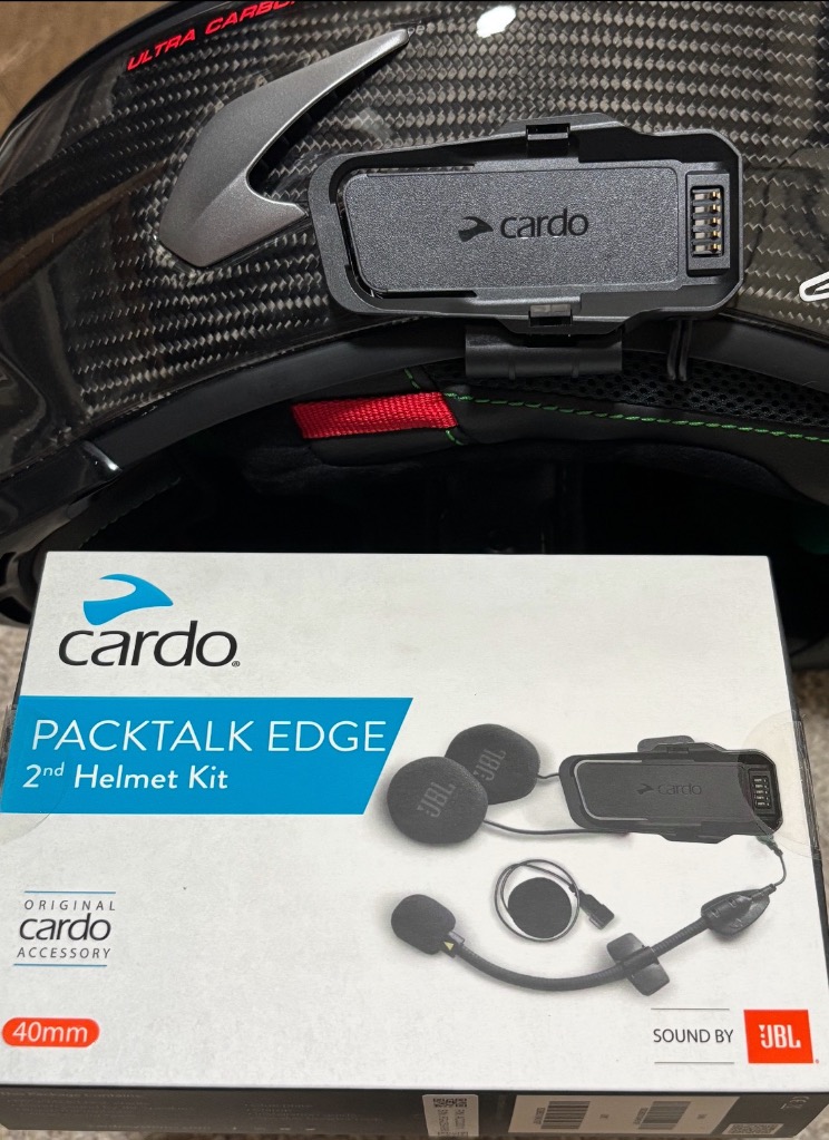 CARDO カルド PACKTALK EDGE 2nd Helmet Kit Amazon.co.jp: CARDO カルド PACKTALK EDGE - 2nd Helmet Kit