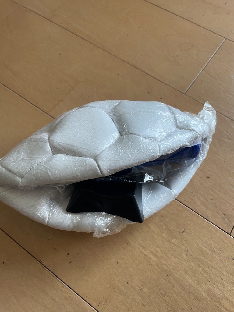 サインボール サッカー 記念 メッセージ 空気入れ 台座付き a511( 白