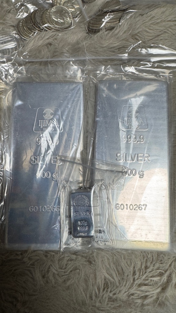 井島貴金属精錬 純銀 インゴット ingot シルバーバー /シルバー/SV999