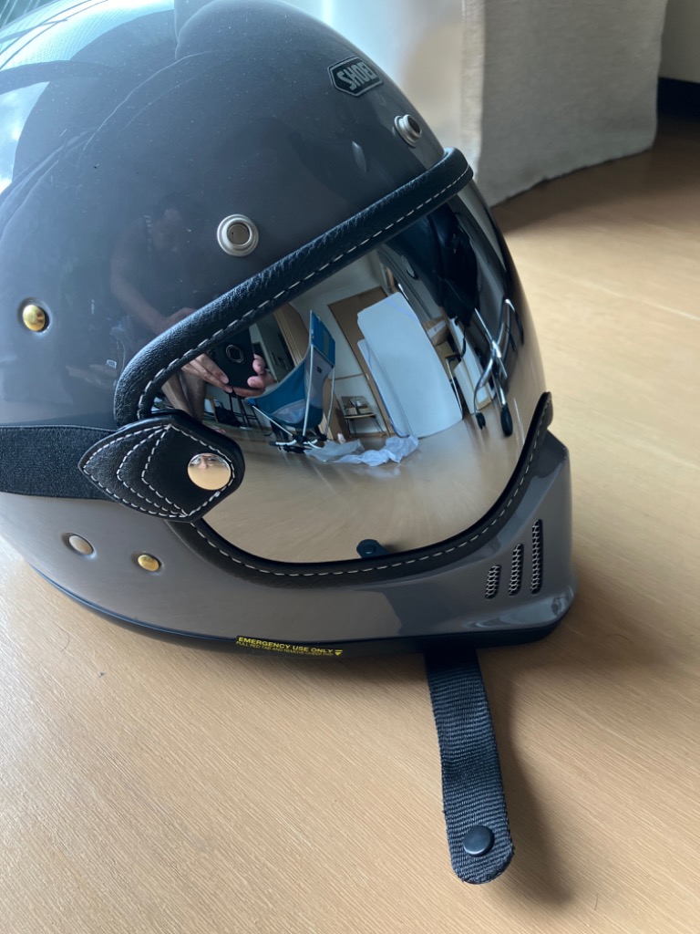 SHOEI EX-ZERO ゴーグル シールド シルバーミラー EX-ZERO専用
