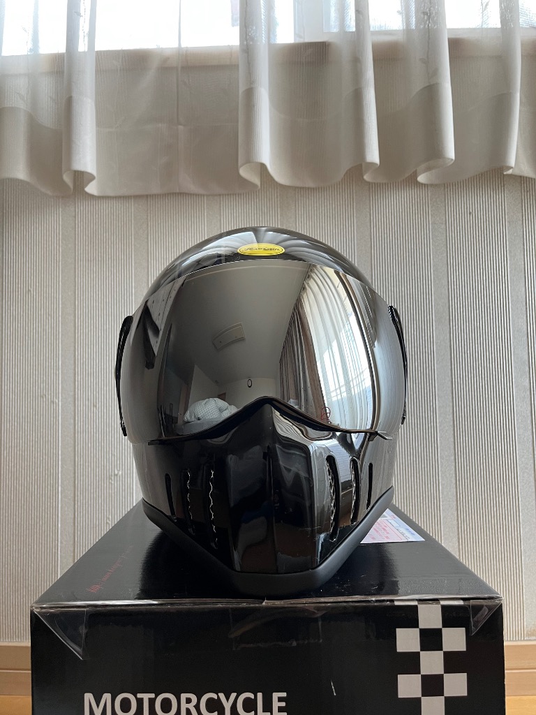【新品未使用】JADE HELMET ジェイドヘルメット・クロームシールドセット HORIZON HELMETS HORIZON JADE 専用シールド クローム