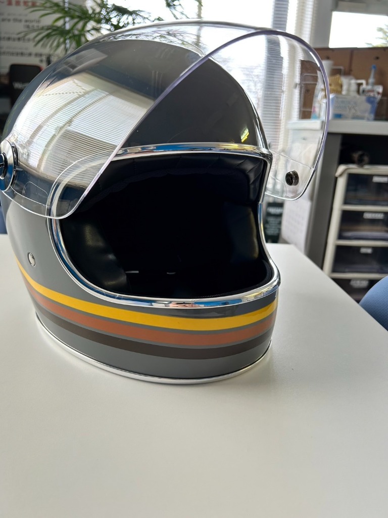 HORIZON HELMETS 族ヘル レトロヘルメット LAMP HELMET 3RAINBOW