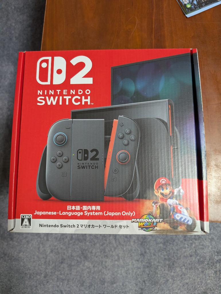 任天堂スイッチ2 本体　マリオカート ワールドセット　新品 Amazon.co.jp: Nintendo Switch 2(日本語・国内専用) マリオ