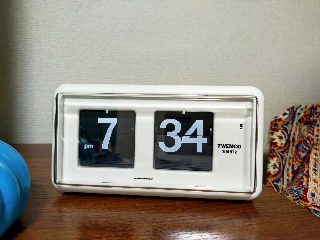★動作品★TWEMCO トゥエンコ パタパタ時計QT-30 白 Amazon.co.jp: TWEMCO QT-30(トゥエンコ QT-30) ホワイト 77299
