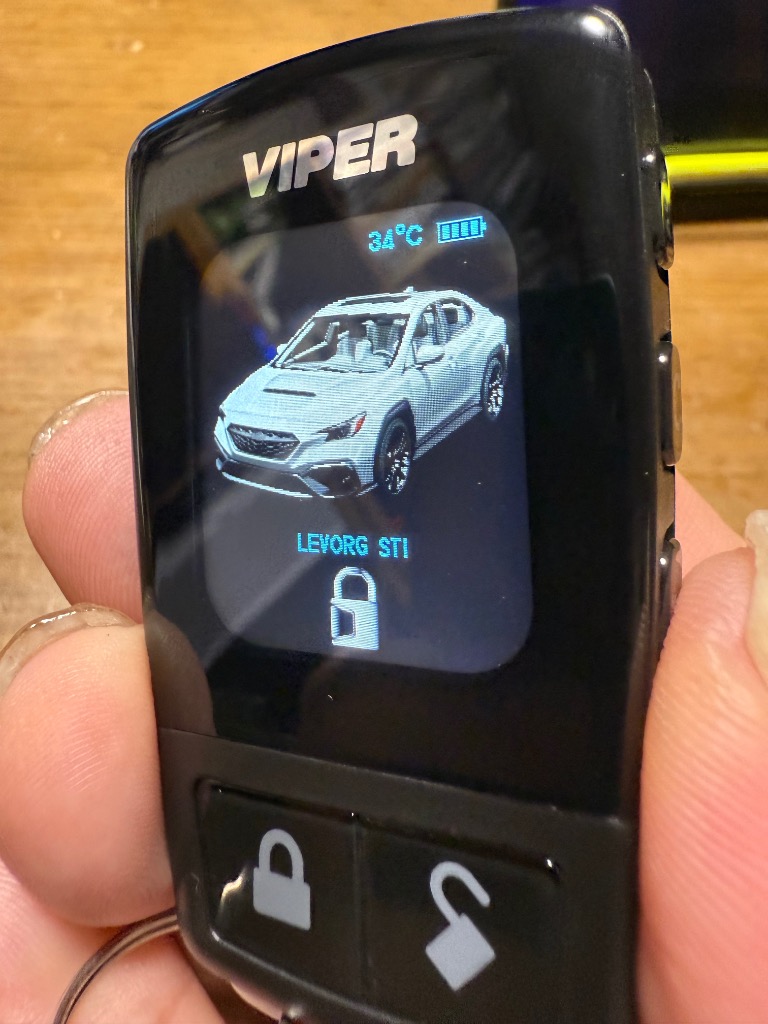 新型 VIPER バイパー 5908V 5906V後継 2wayカラー液晶リモコン