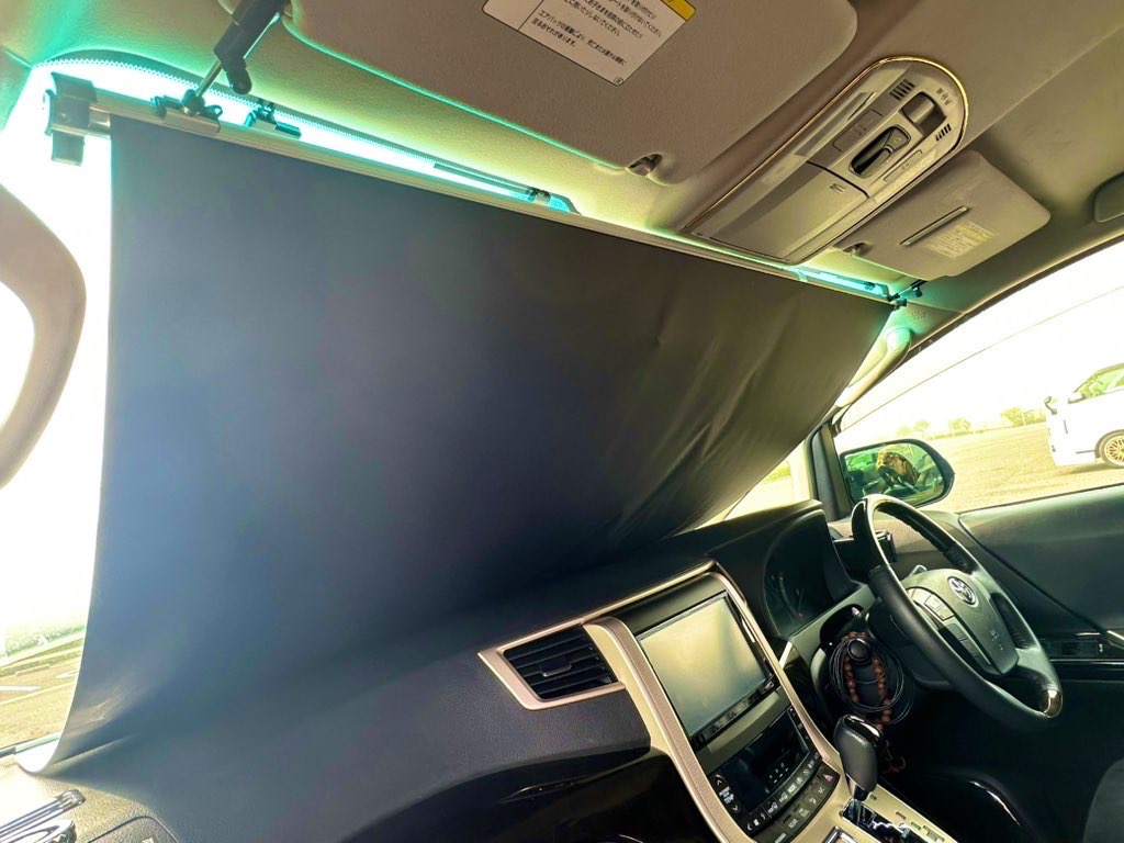 アルファード　30系後期　フロントシェードShinShade（シンシェード） ShinShade 車用 サンシェード シンシェード フロント