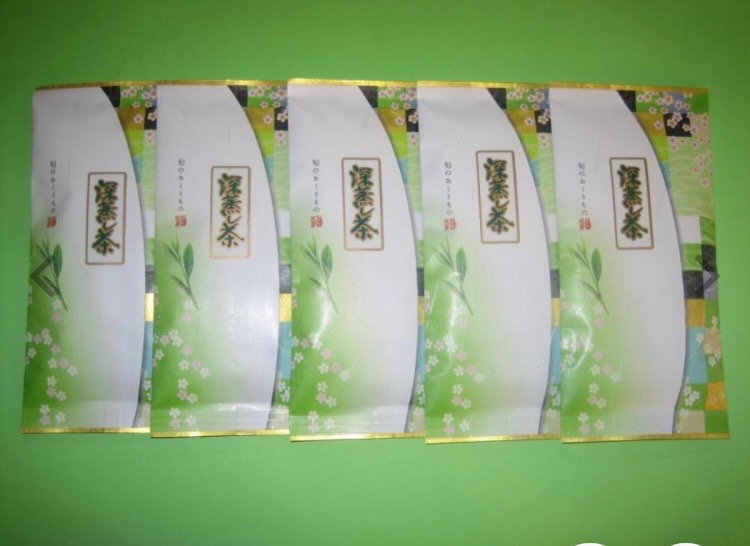 2026年産 緑茶深蒸し茶100g 5本 令和8年産（1番茶新芽農薬を散布し