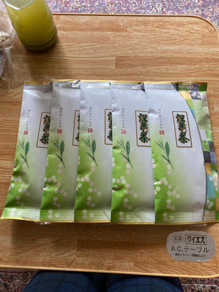 2022年産新茶 深蒸し茶100g 5本 令和４年産（１番茶新芽農薬を散布していません） :x-01:羽渕製茶ヤフー店 - 通販 -  Yahoo!ショッピング