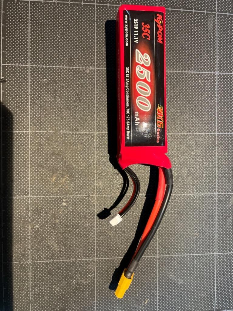 市場 Kypom バッテリー 11.1V K6 2700mAh 35C70C リポ