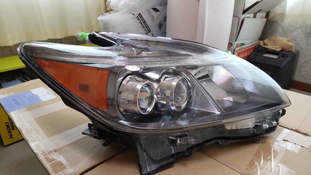 プリウス 30 ZVW30 HID 後期 対応 新品 ヘッドライト レンズ