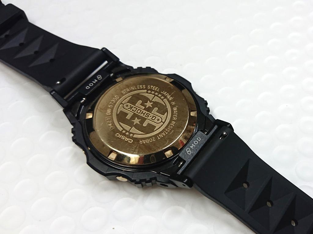 G-SHOCK カーボンブラック ラバーベルト クロノグラフ G-SHOCK 対応 VINTAGE RUBBER STRAP Gshock バンド Gショック