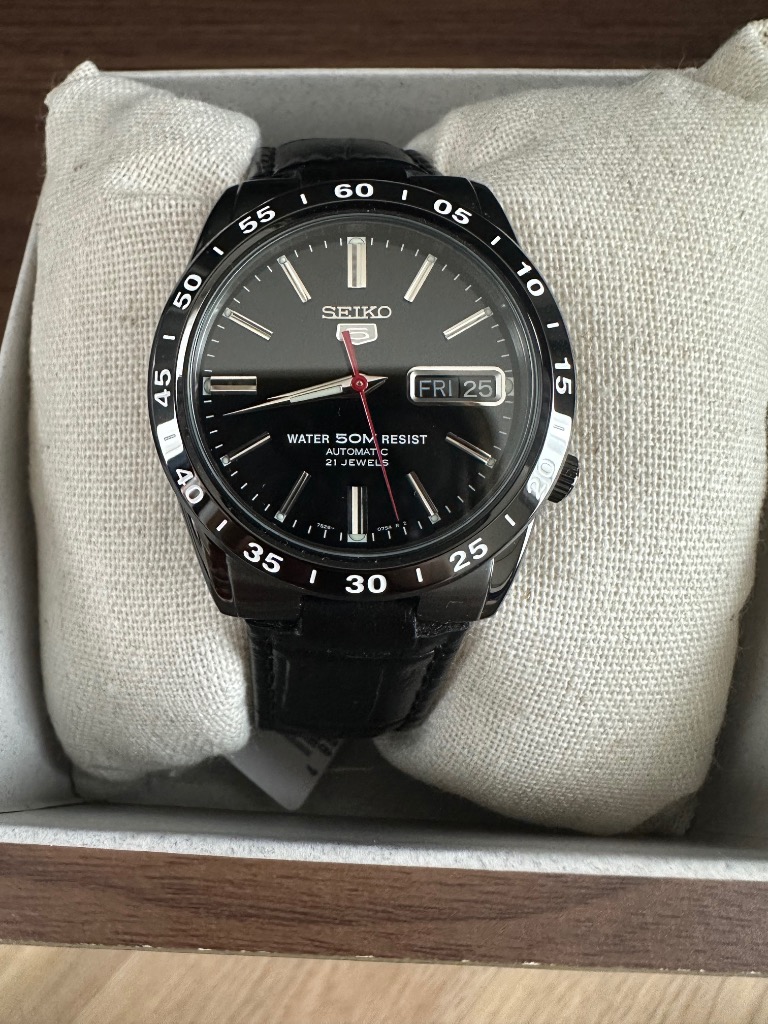 Seiko 5 限定セット 黒い稲妻 ブラックサンダー セイコー 腕時計
