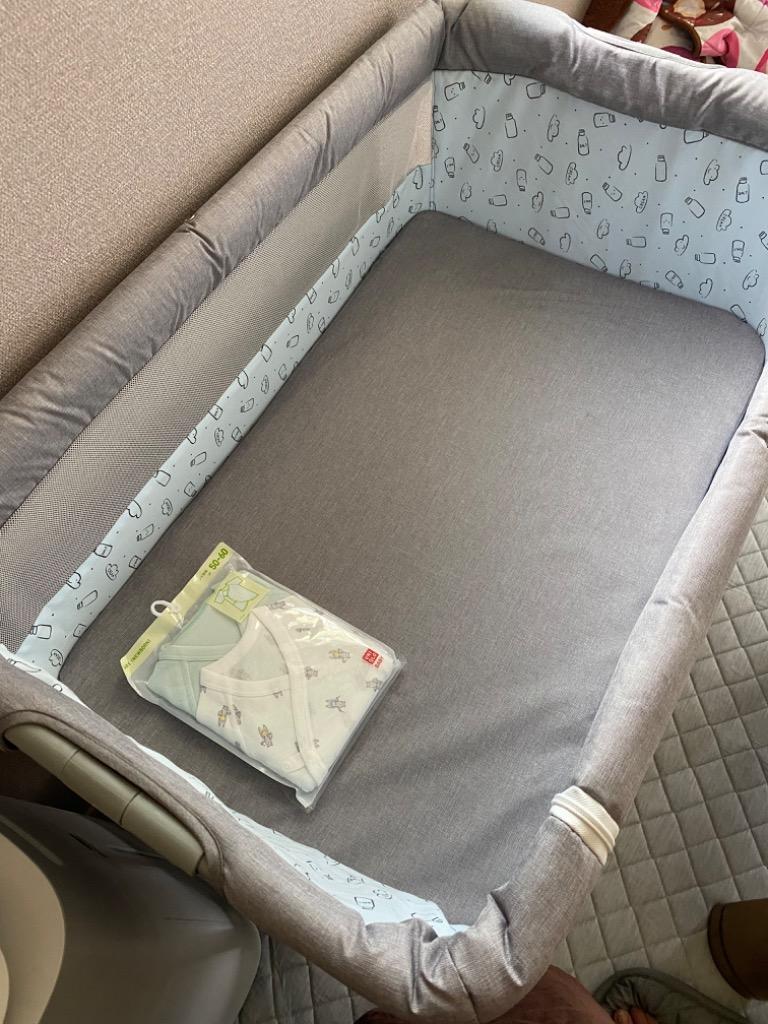 HZDMJ ベビーベッド マットレス付き ミニ おすすめ 添い寝 二年