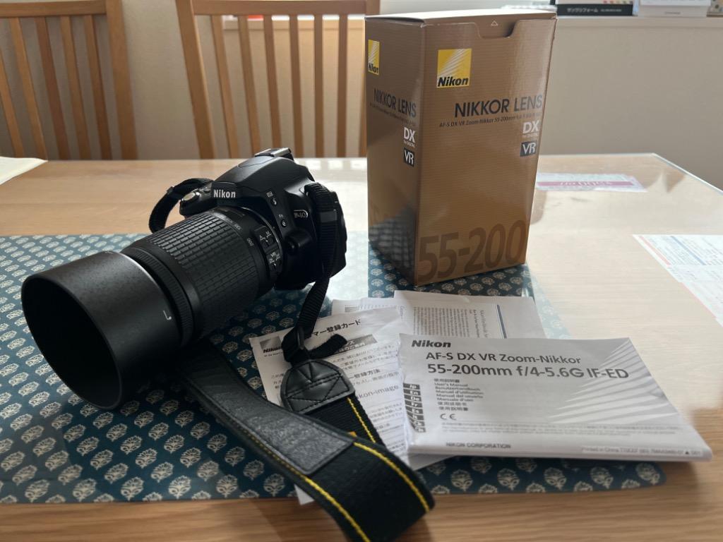 ニコン 望遠レンズ おすすめ Nikon AF-S DX VR 55-200mm 中古 付属品