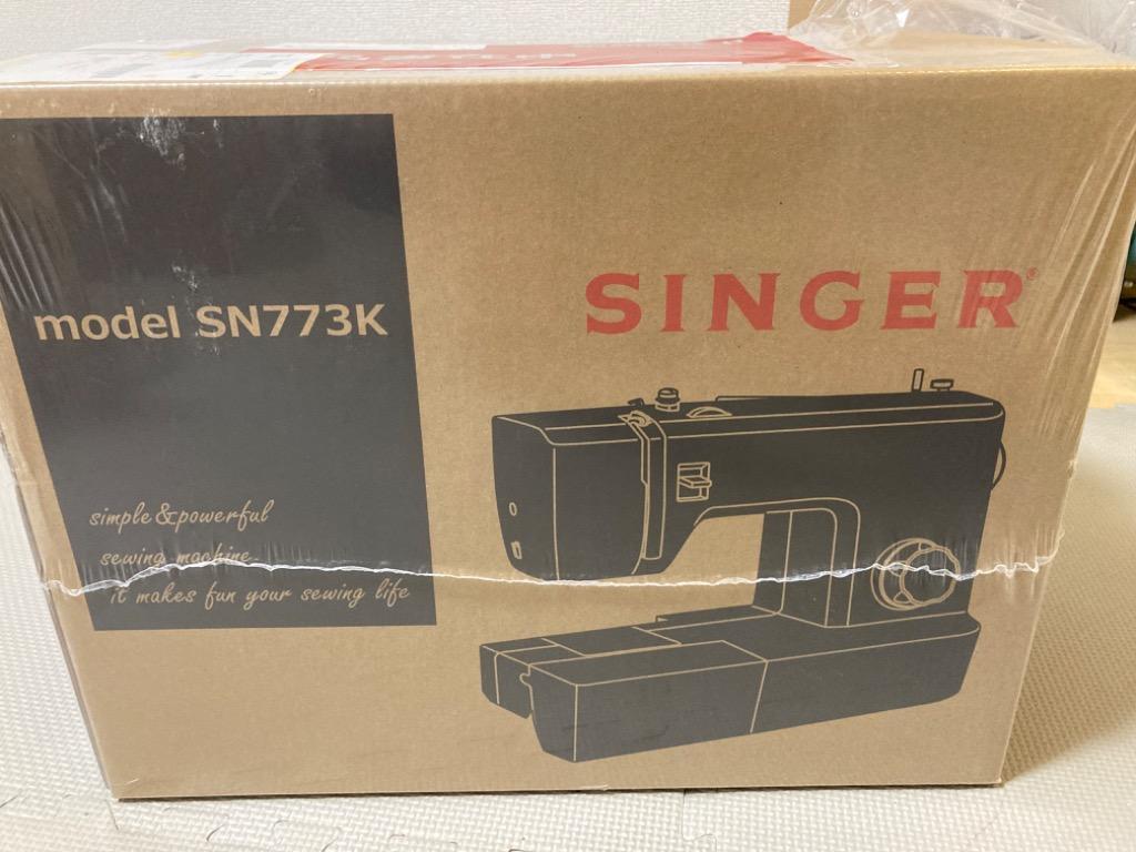 ミシン 初心者 安い 黒 シンガー SINGER 電動ミシン SN773K SN-773K :SI071:ミシンのオズ - 通販